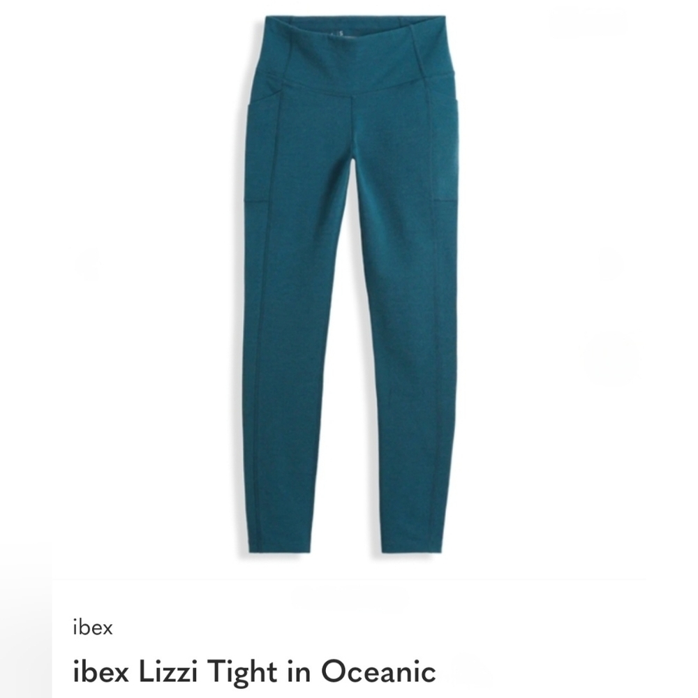 NWT Ibex Lizzi Tight In Oceanic Blue